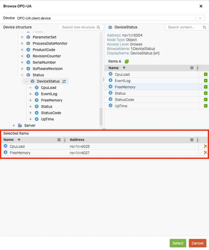 browse dialog